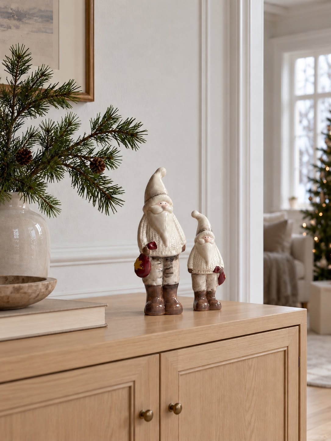 Jultomte keramik - Liten