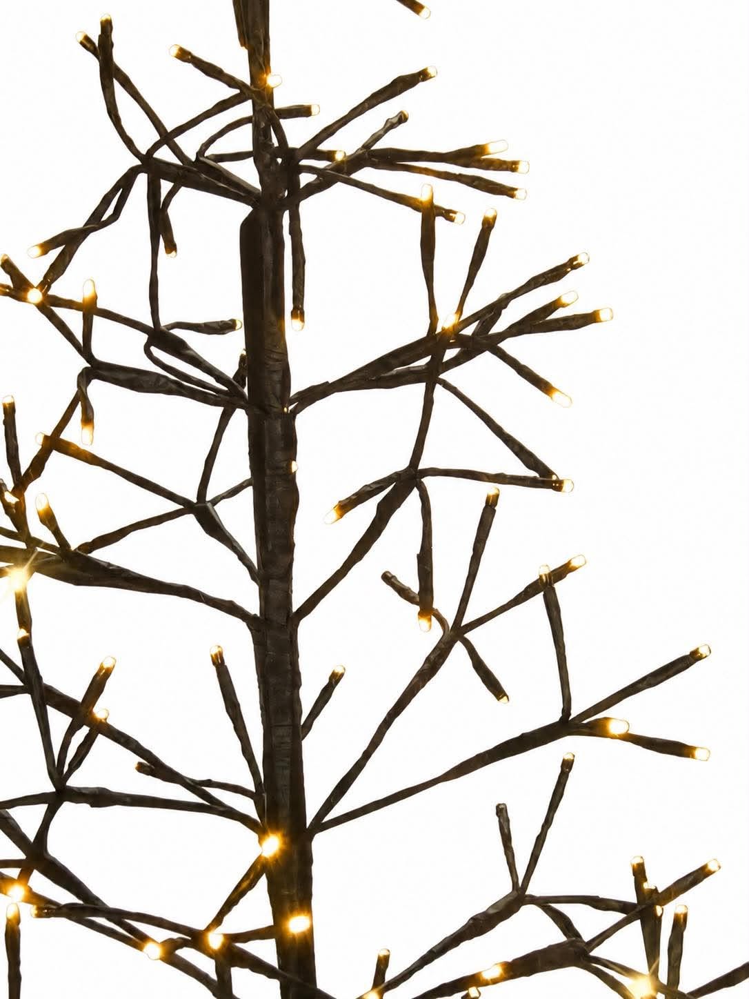 A-format träd med LED-ljus 120 cm