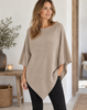 Poncho taupe