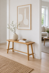 Bänk Oak nature 90 cm