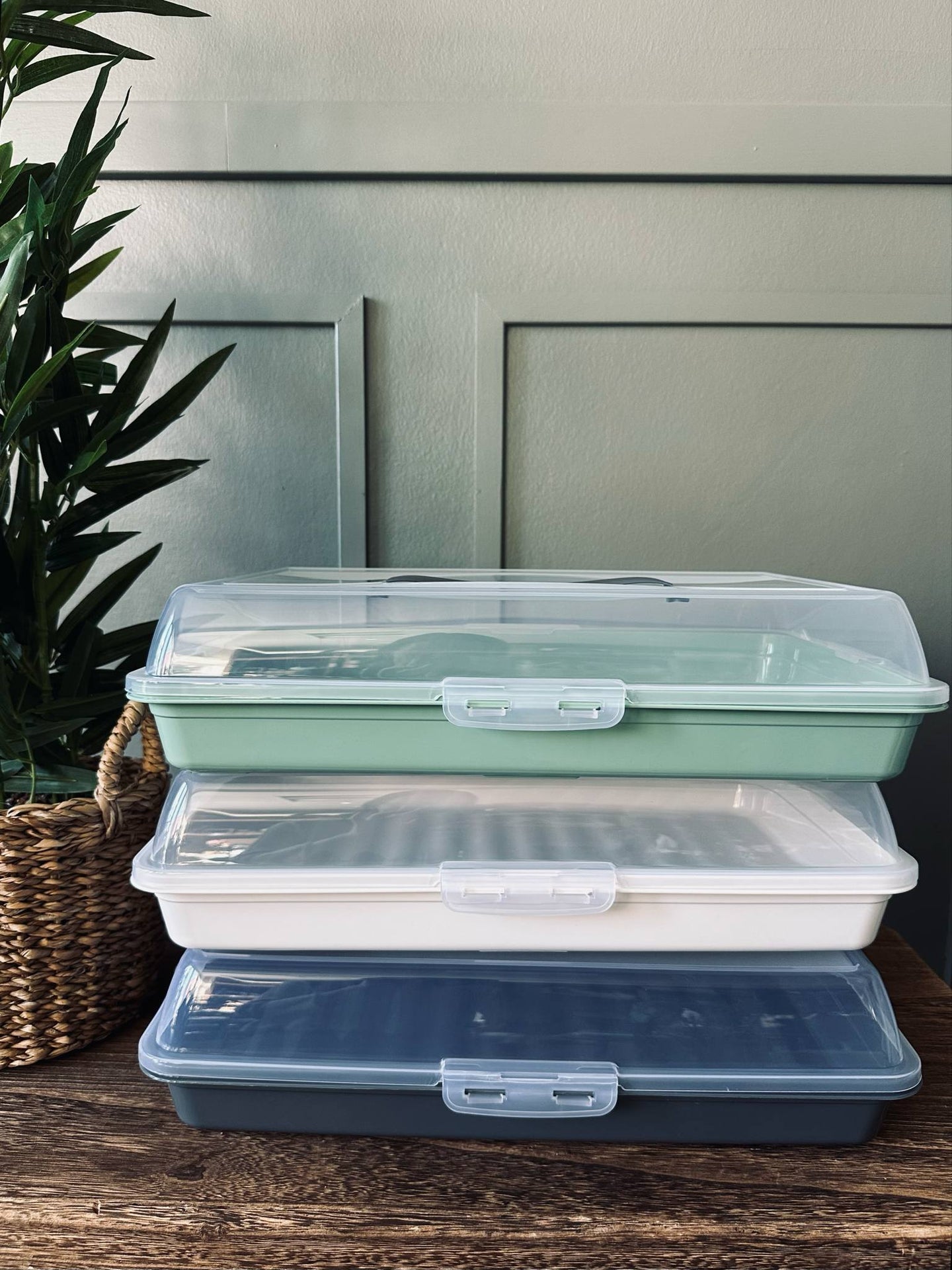 Kakfat med lock - Färgblandning