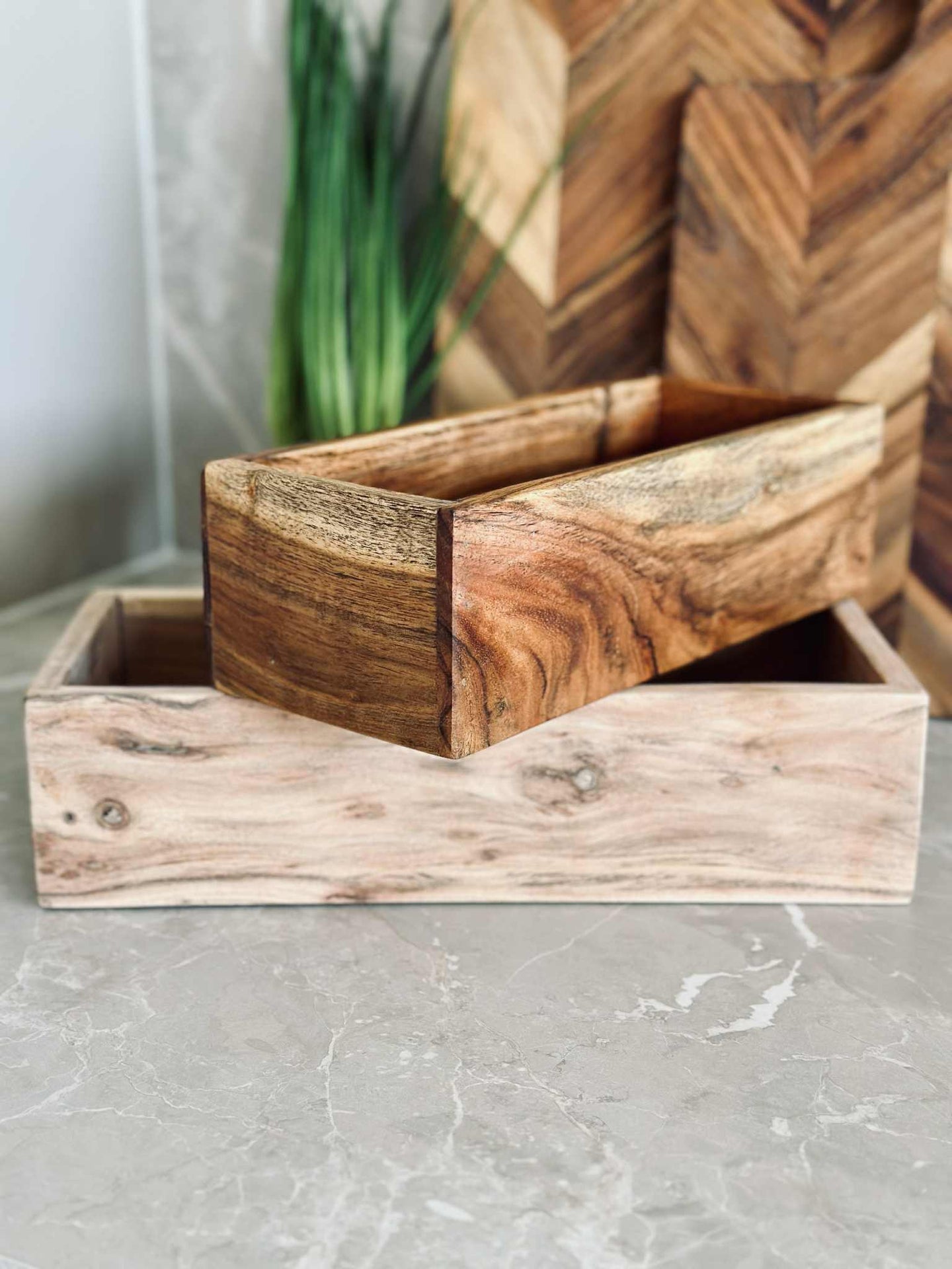 Förvaringslådor - Set med 2 st.