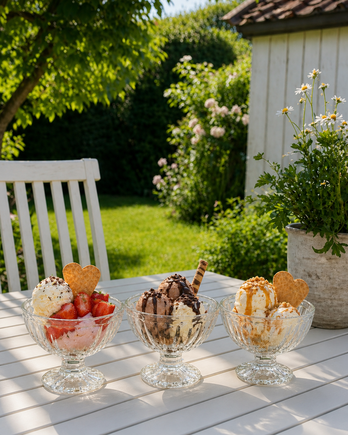 Dessertglas – Set med 3 st