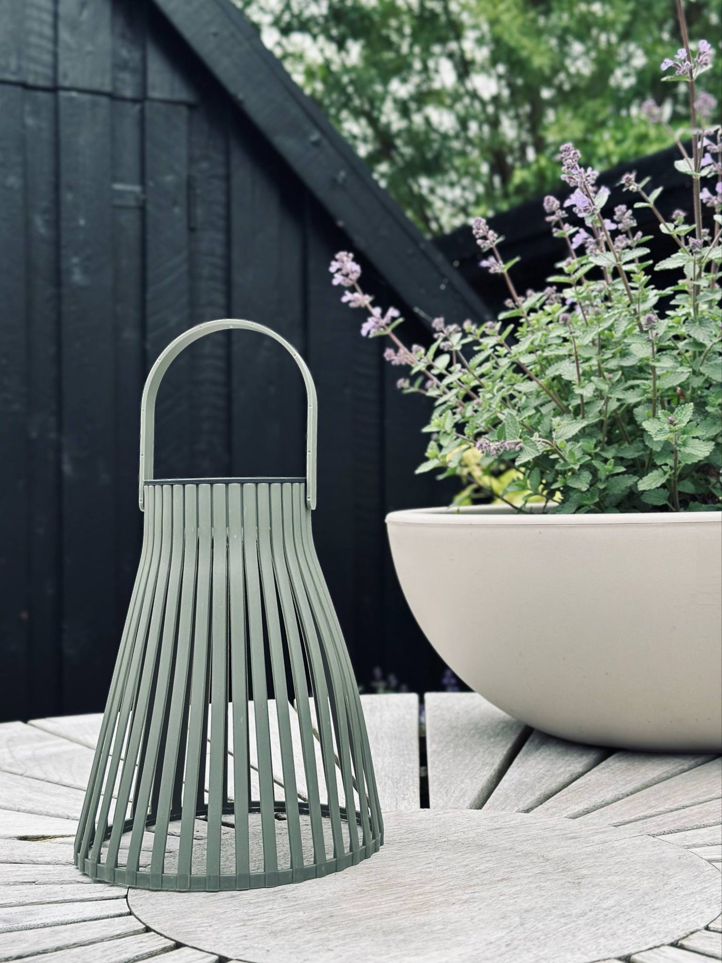 Lykta med solceller 18 cm - Flera färgalternativ
