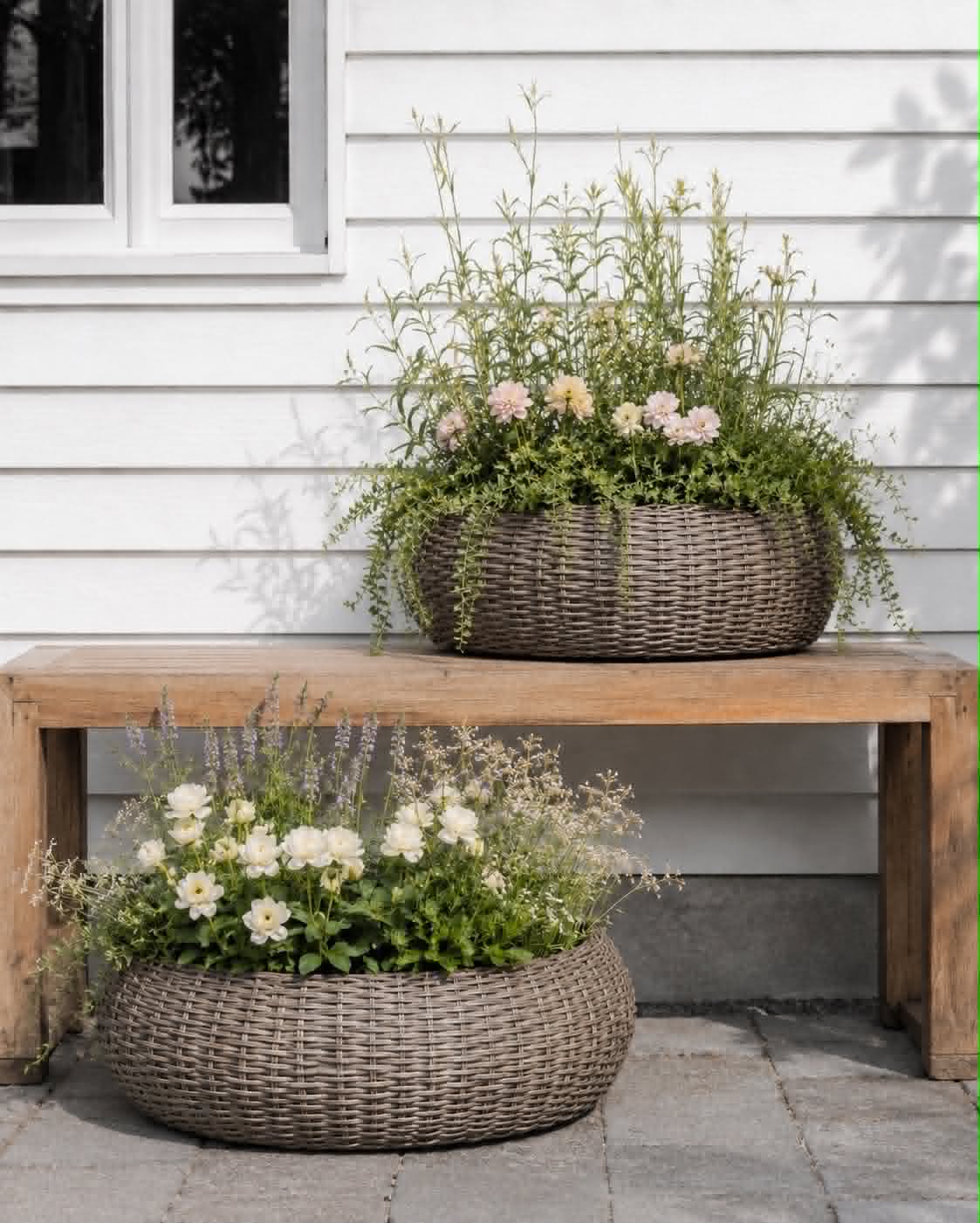 Korgset Rattan - Natur 2 st.