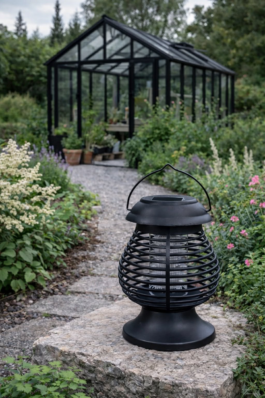 Lykta med solceller - Bra mot insekter