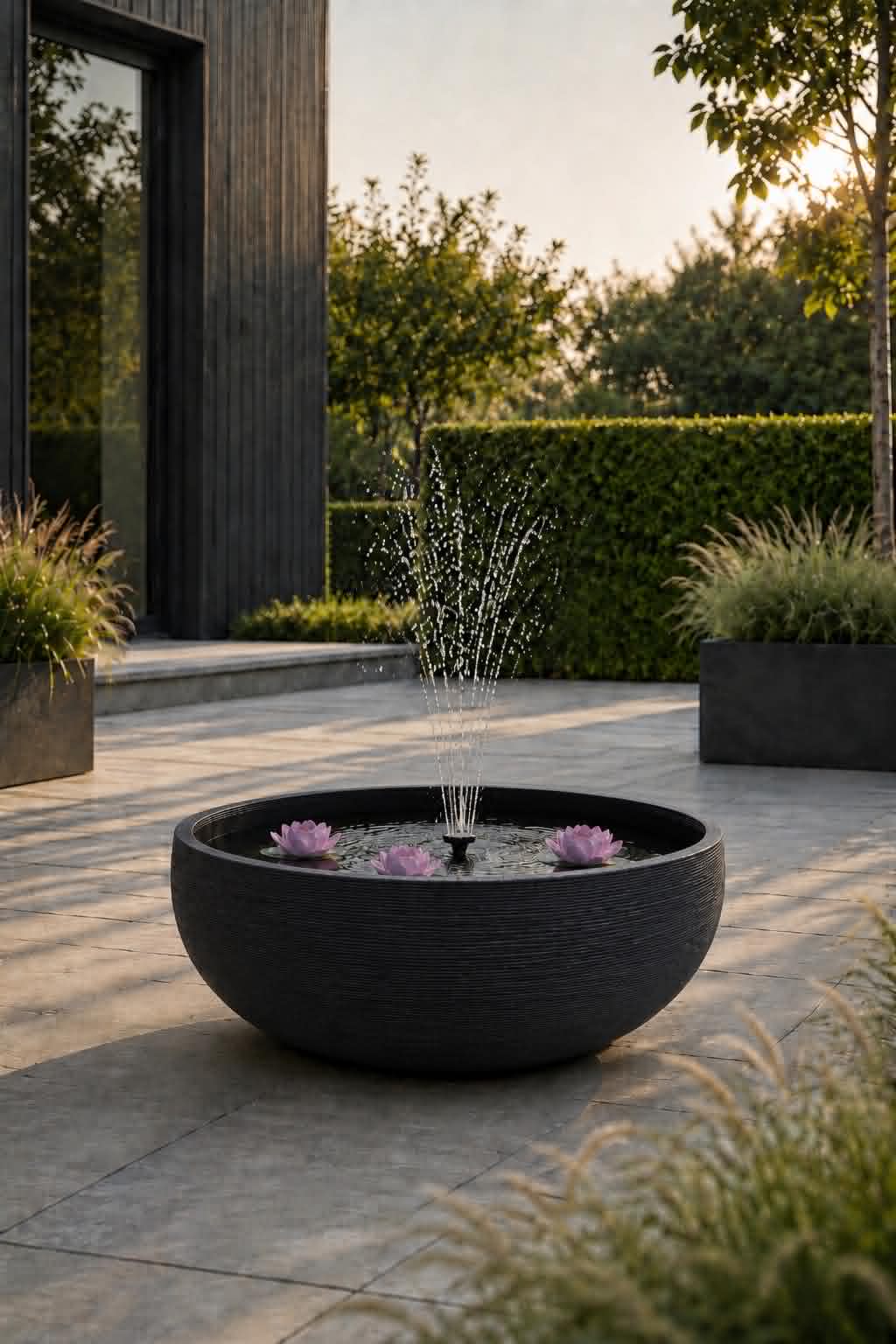 Spegelbassin black garden