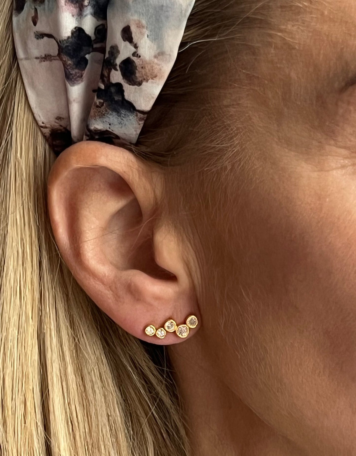 Amina örhängen - förgyllt sterlingsilver