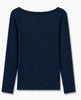 Blus Ingrid - Navy Cashmere Mix