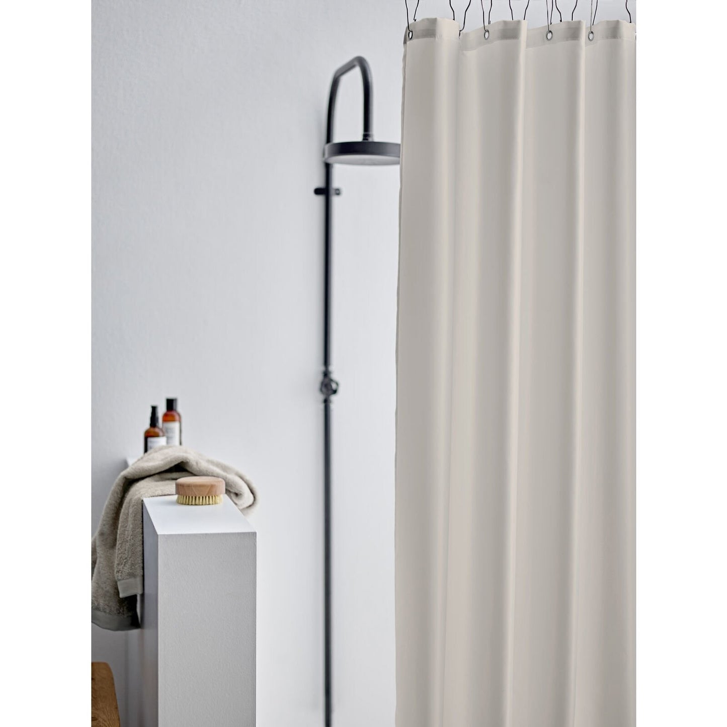 Duschdraperi - Beige - 180 cm x 200 cm