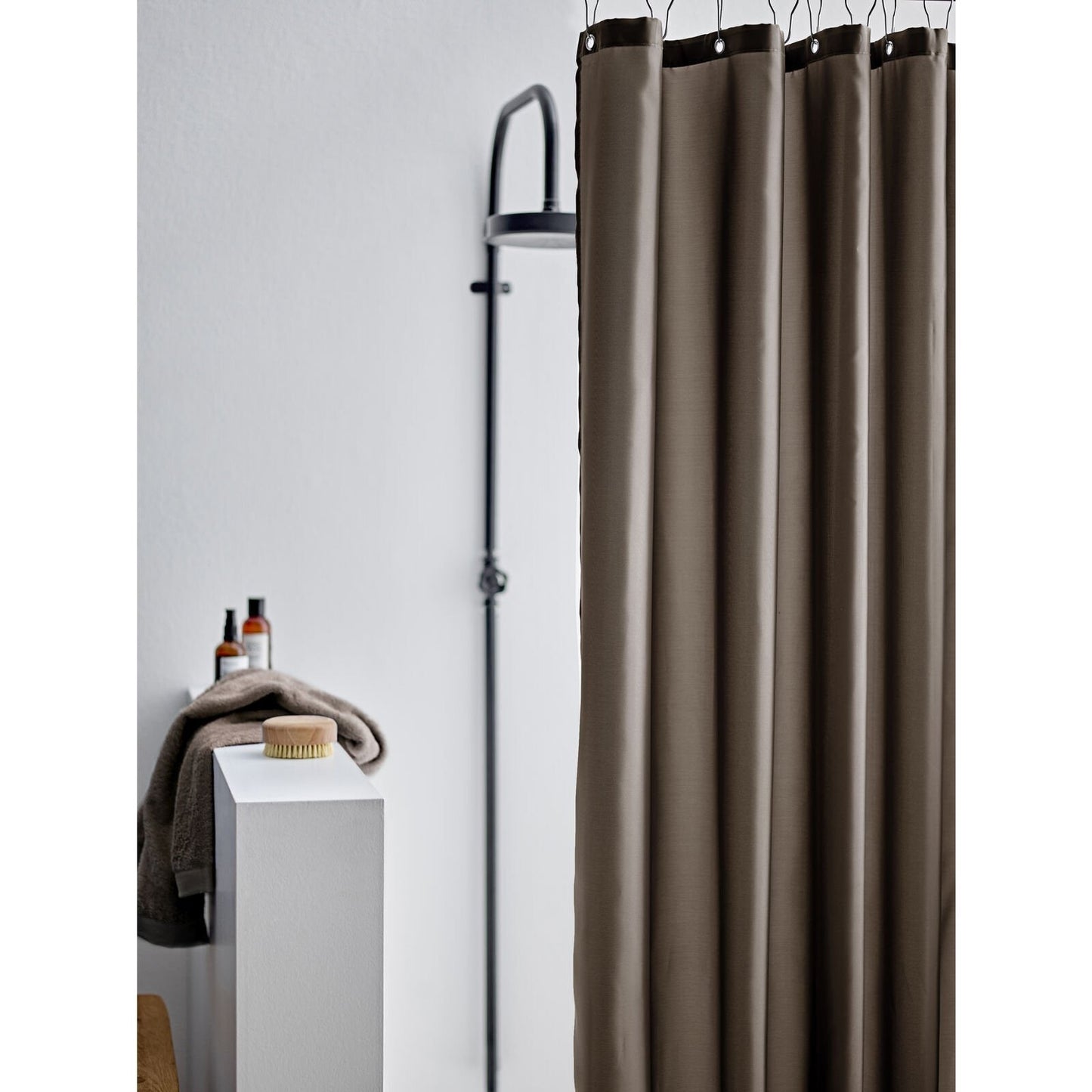 Duschdraperi - Taupe - 180 cm x 200 cm