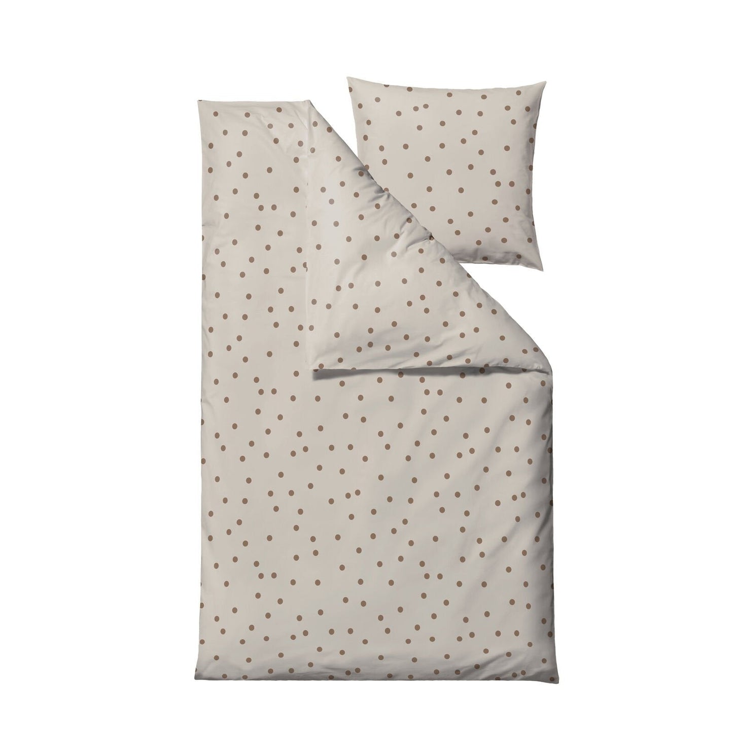 Påslakanset, Solaris varm taupe, 140x200 - 63x60