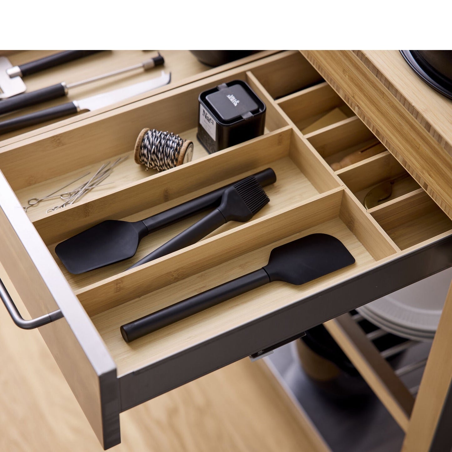 Bakaset - 3 delar - Svart