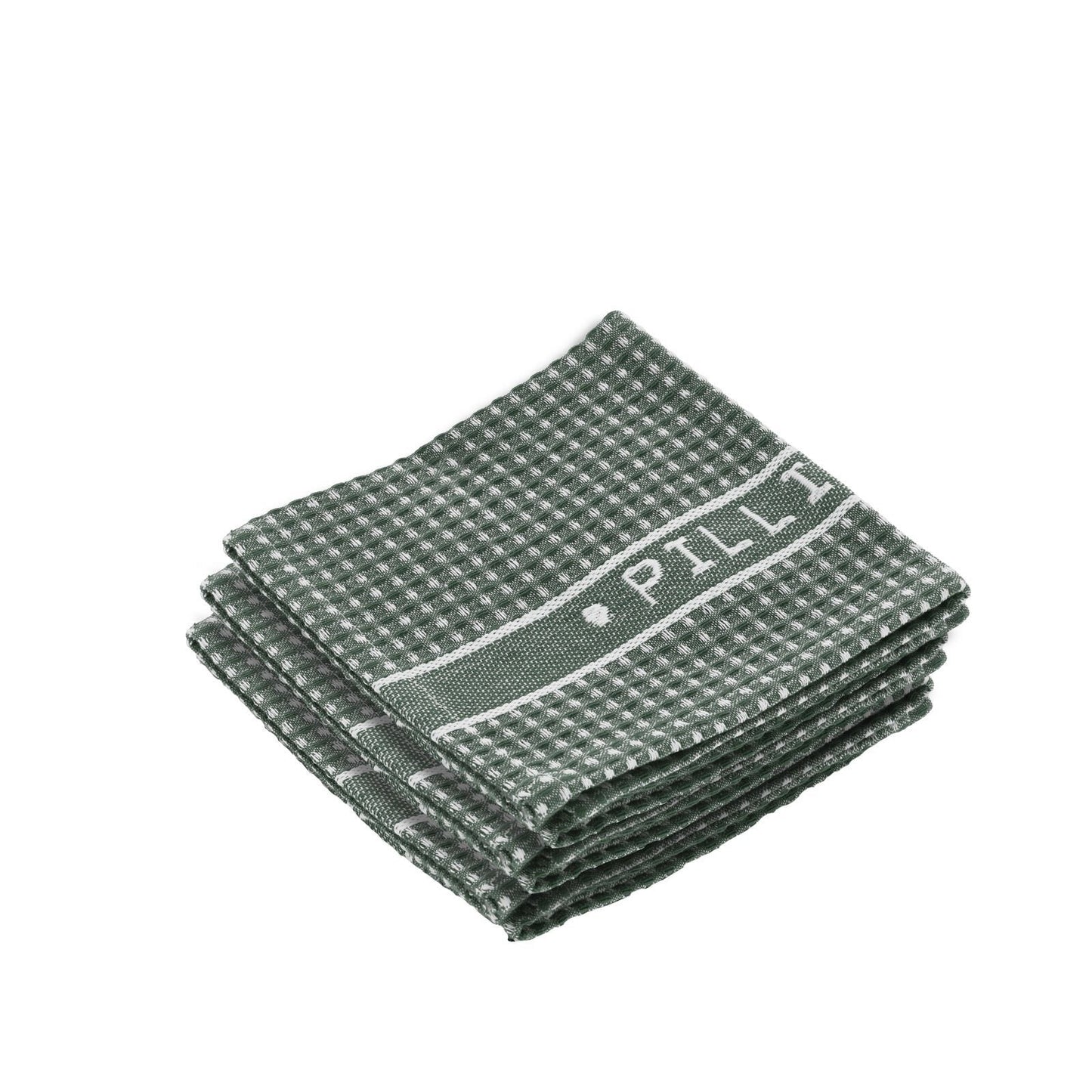 Disktrasor Set med 3 st - Vafflad - Grön