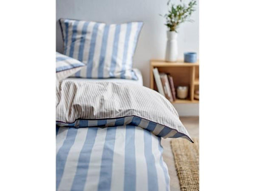 Påslakanset, 2 Set - Södahl - 140x220 cm - Parallel Linen Blue
