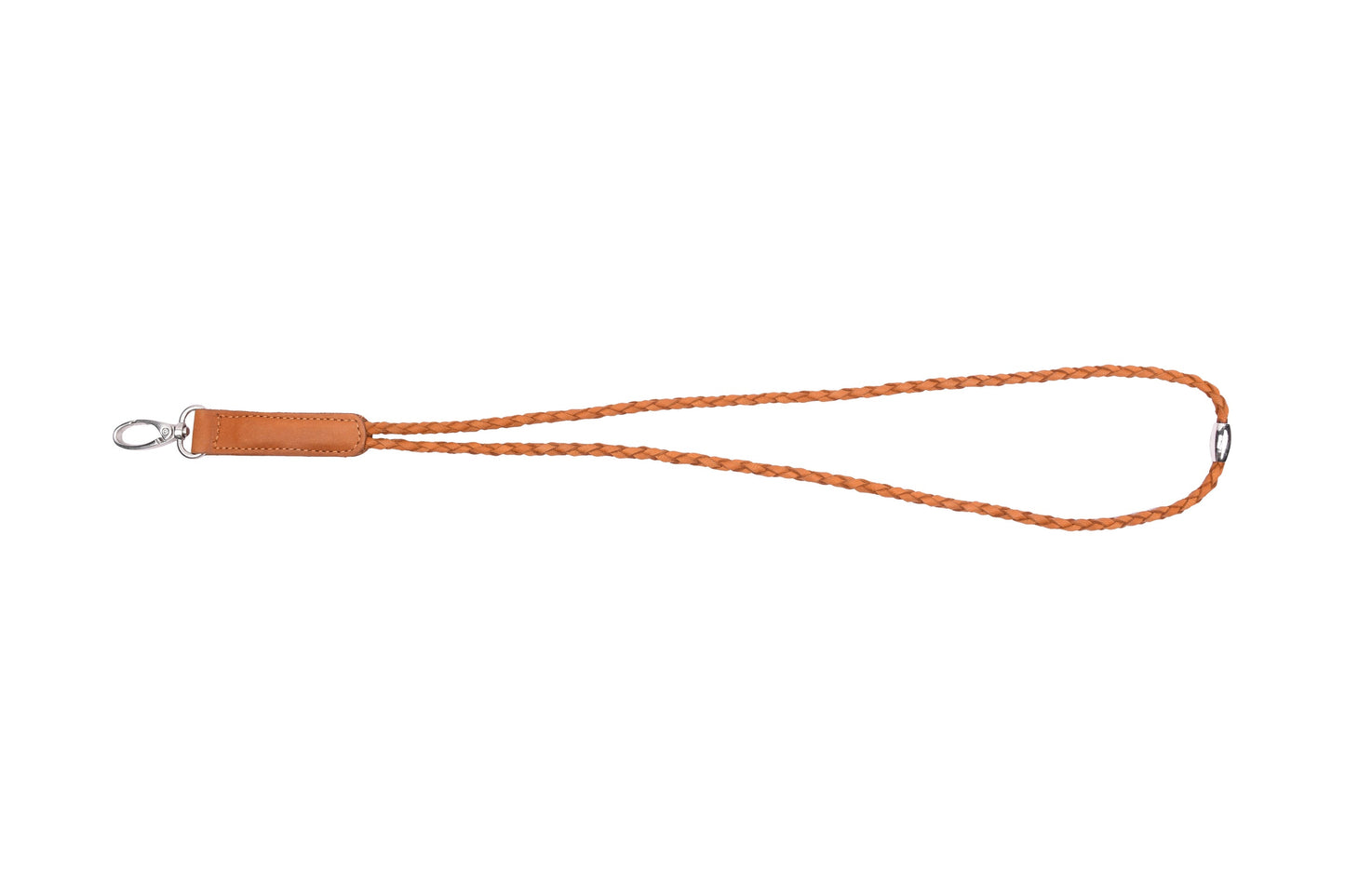 Keyhanger flätad - cognac