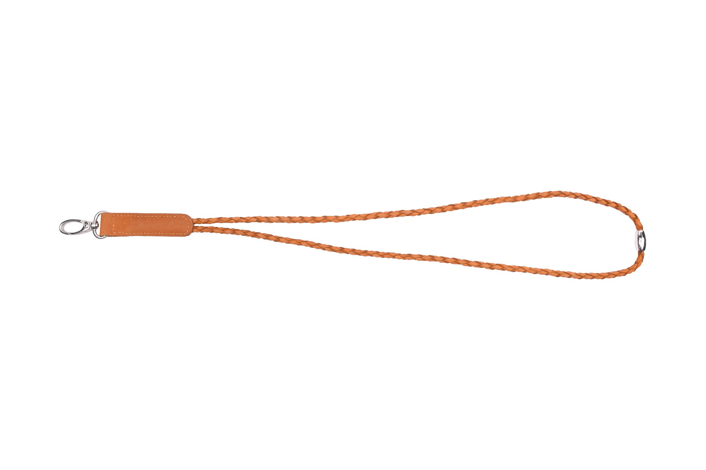 Keyhanger flätad - cognac