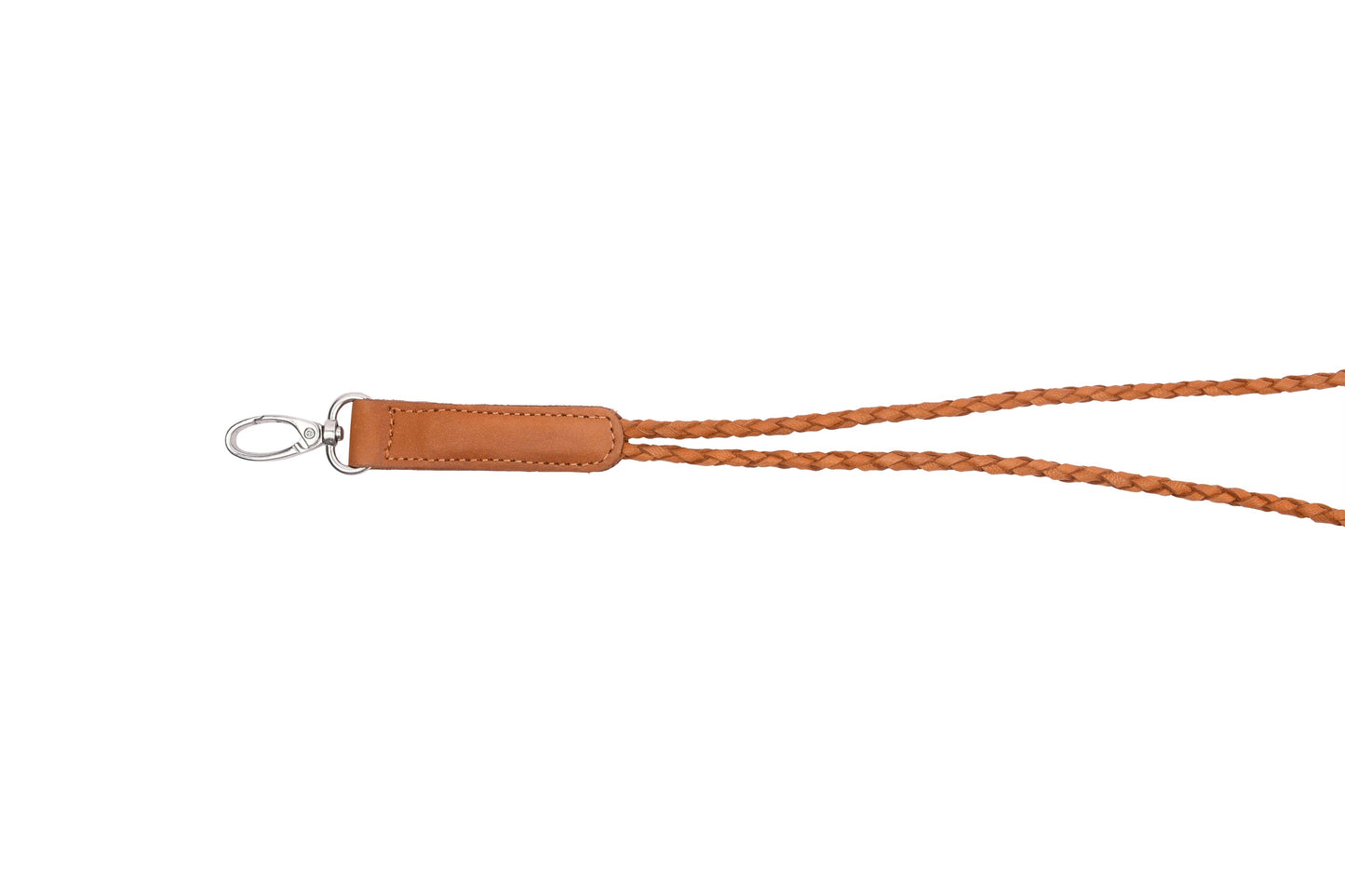 Keyhanger flätad - cognac