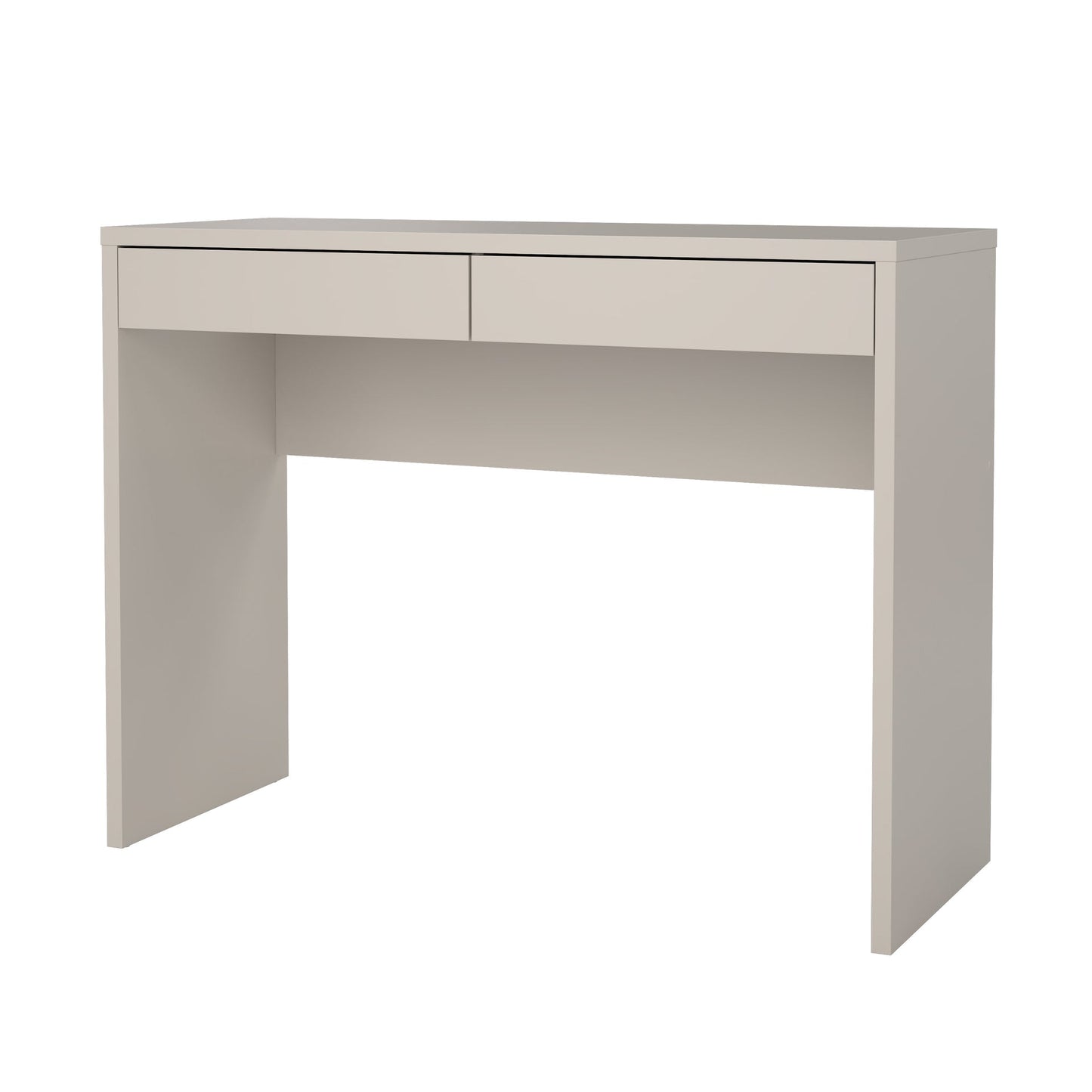 Bord med 2 lådor - cashmere