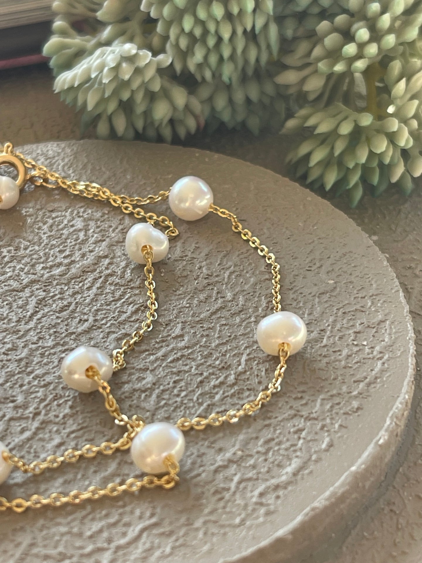 Halsband Gry - med sötvattenspärlor