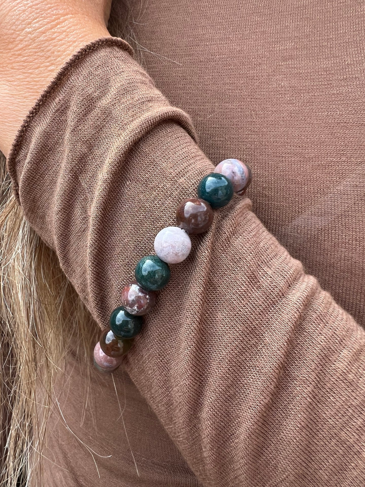Armband Mary Emerald/Lavendel Mix