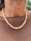 Halsband Mary Natursten - soft sun