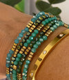 Armband Merle – green mix 1 st