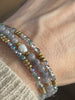 Armband Leah Lavendel/Stone – Set med 3 st