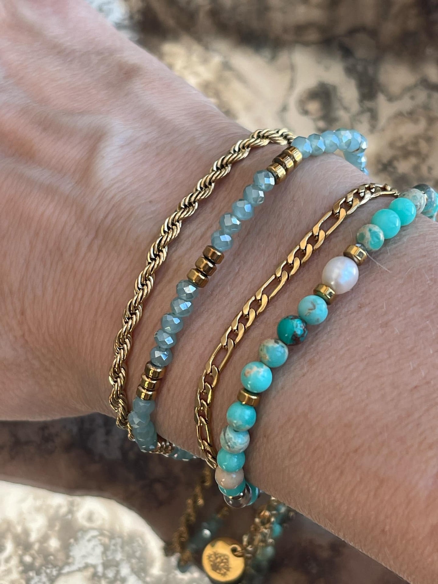 Armband Erika - Set med 4 armband