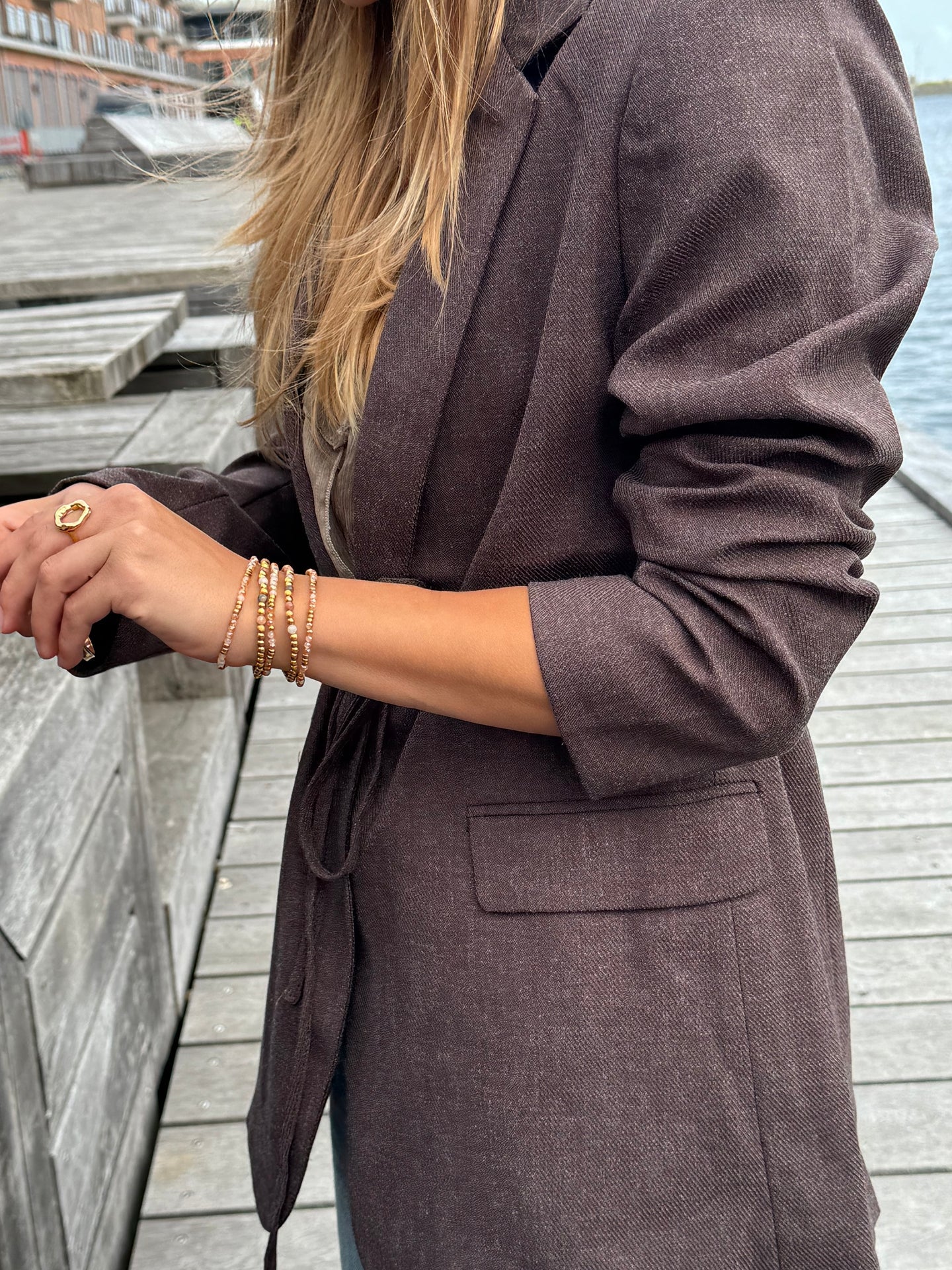 Armband Ofelia Natur - Sæt med 5 armband