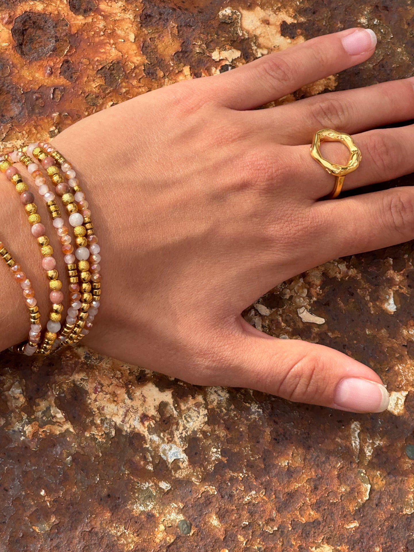 Armband Ofelia Natur - Sæt med 5 armband