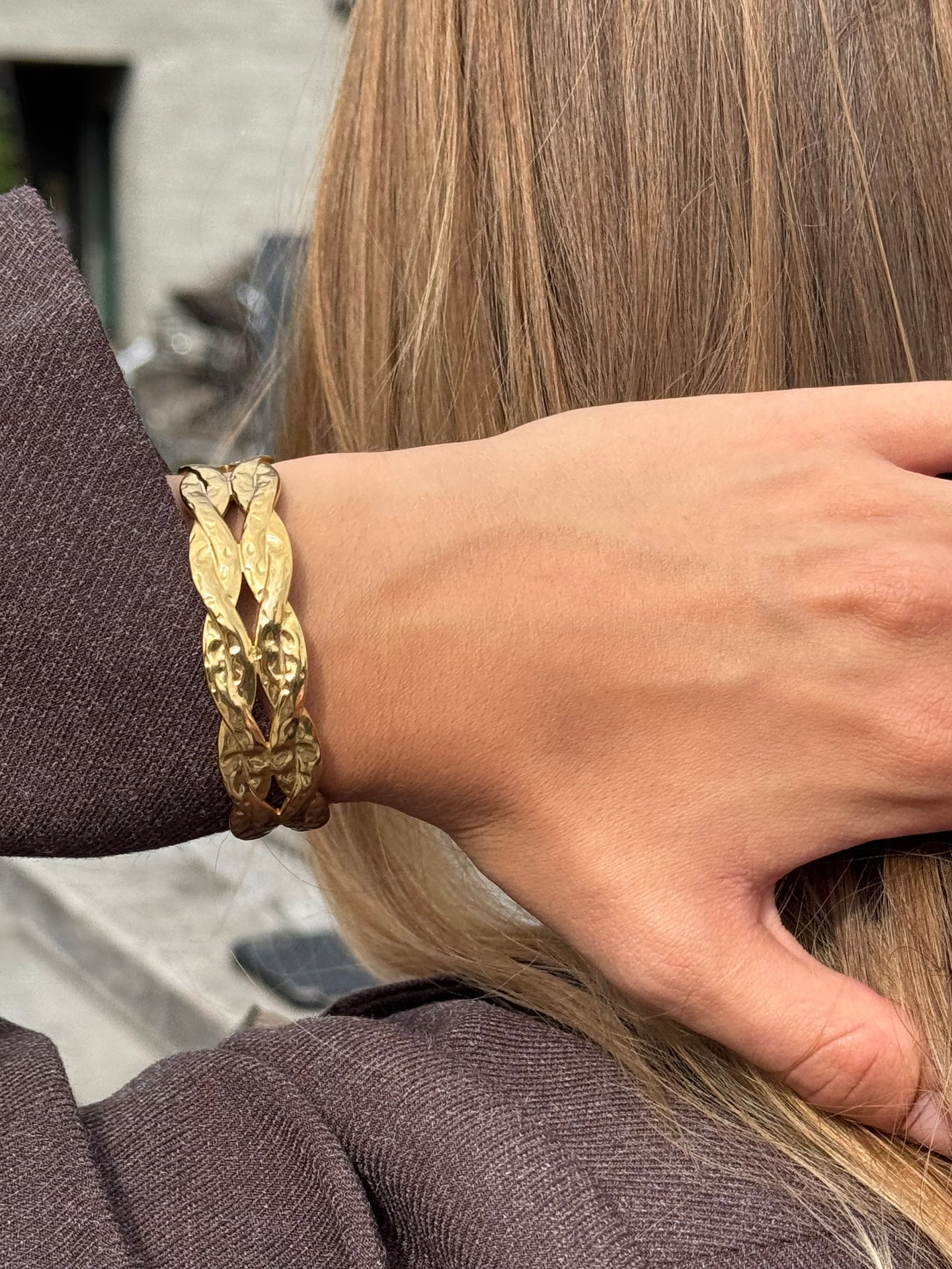 Armband Bangle - Malibu förgylld