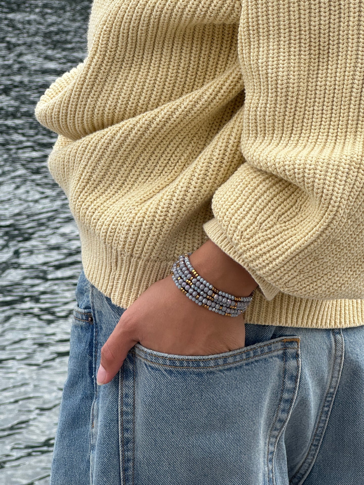 Armband Merle Cool Stone - Set med 5 st