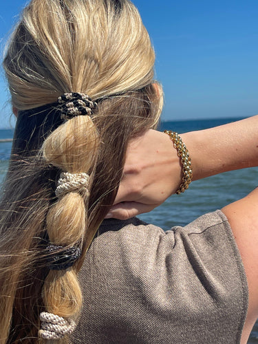 Hårsnoddar Supreme Svart / Natur - 4 st.