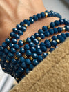 Armband Merle Havblå - Set med 3 st