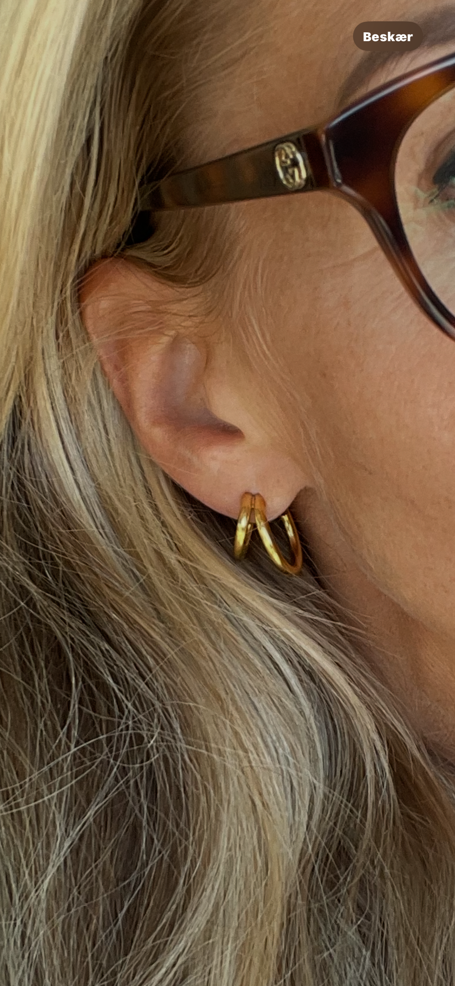 Örhängen Camille – Förgylld