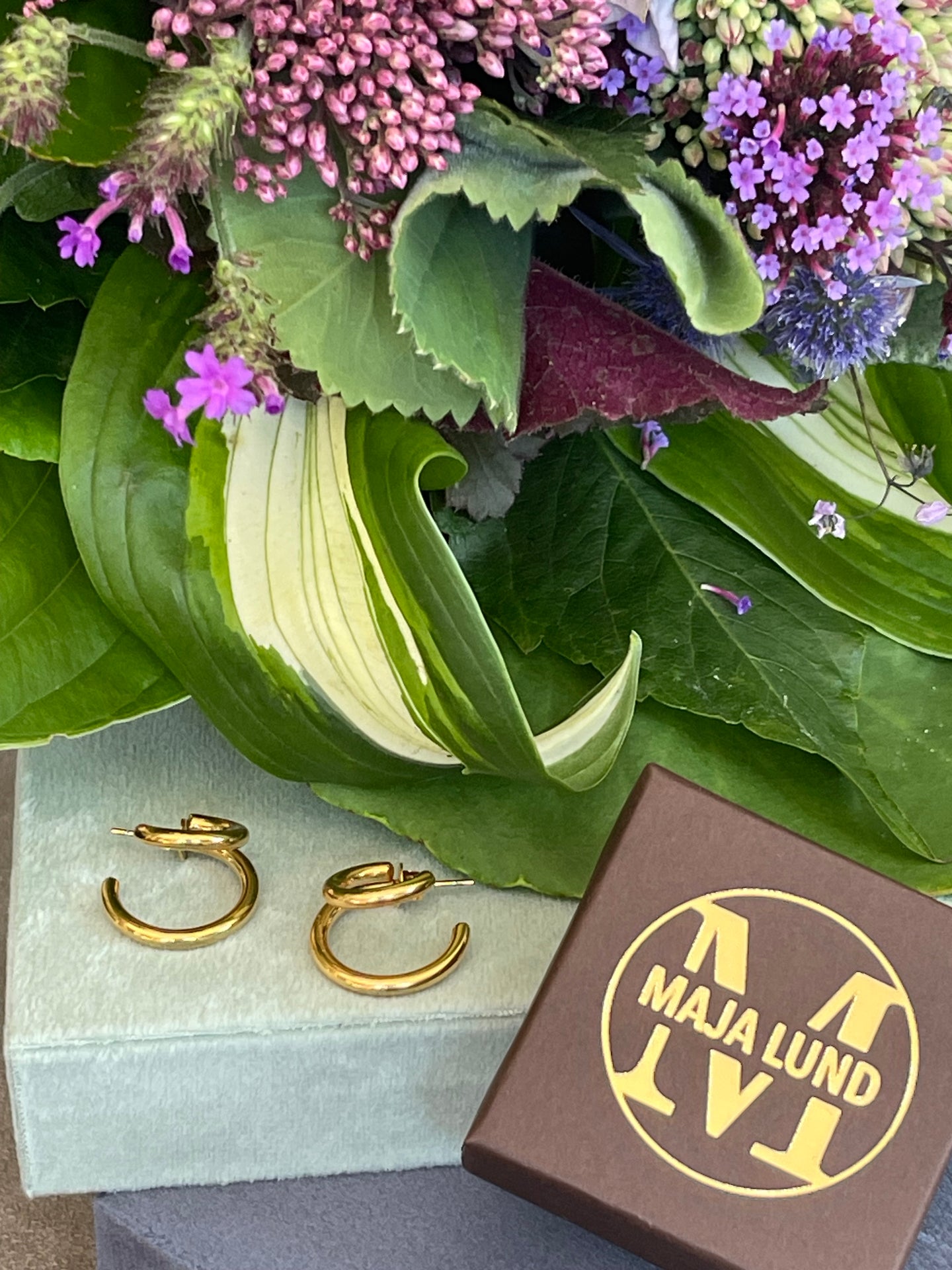 Örhängen Camille – Förgylld