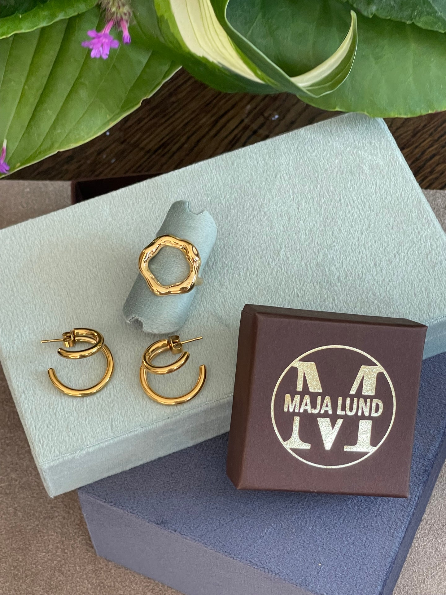 Örhängen Camille – Förgylld