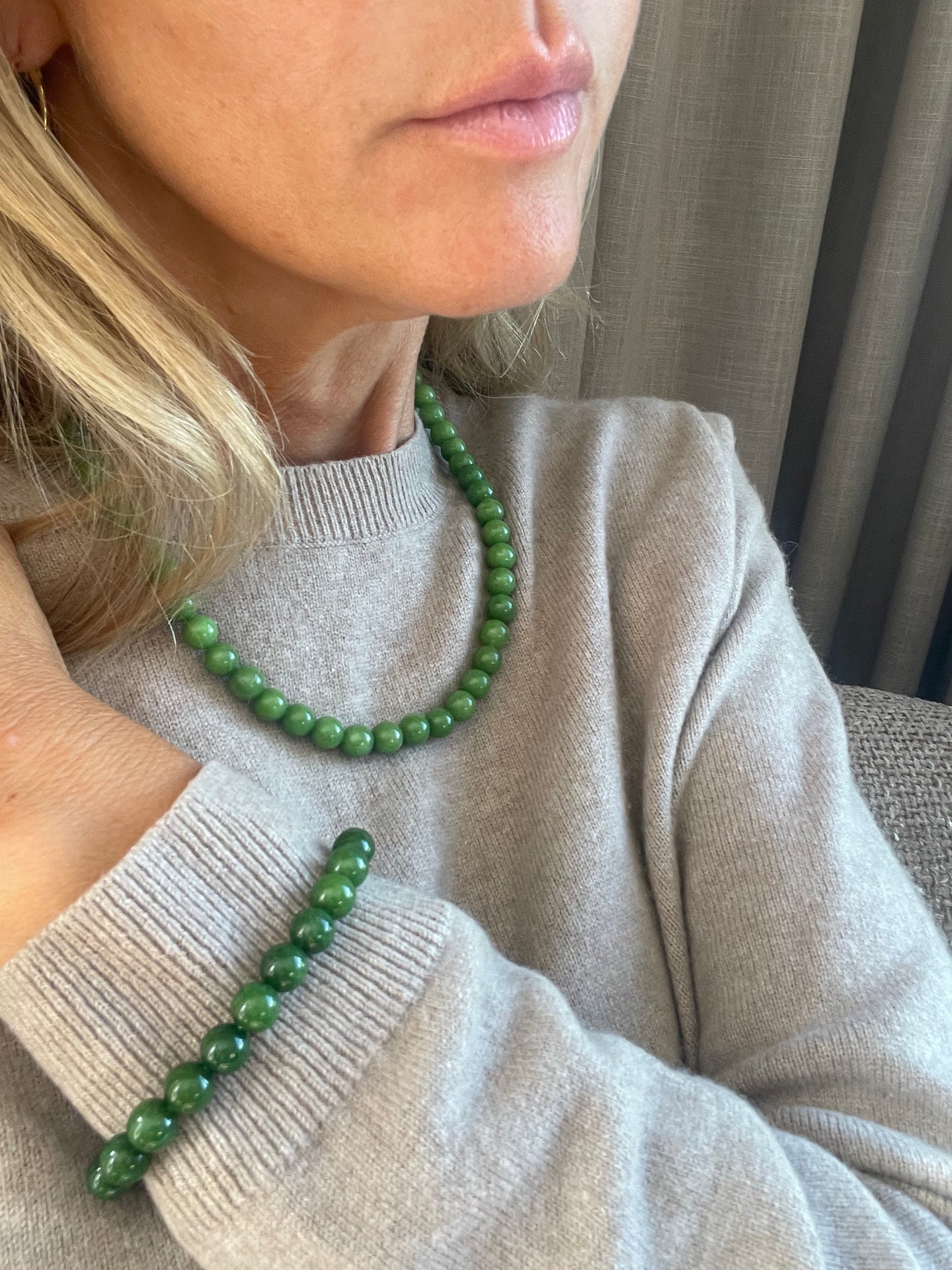 Halsband Mary Emerald