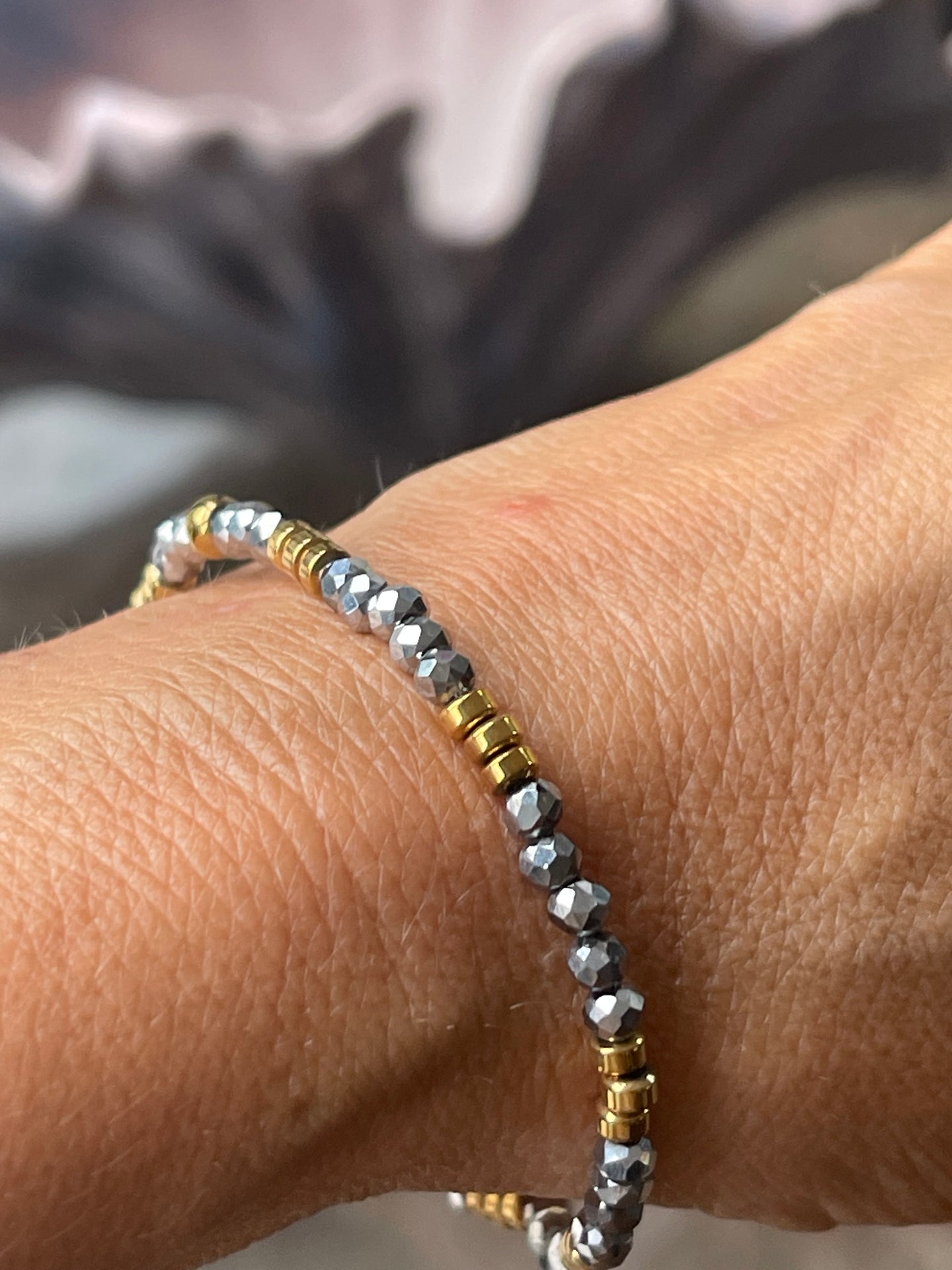 Armband Merle – Silverfärgat/Gyllene 1 st