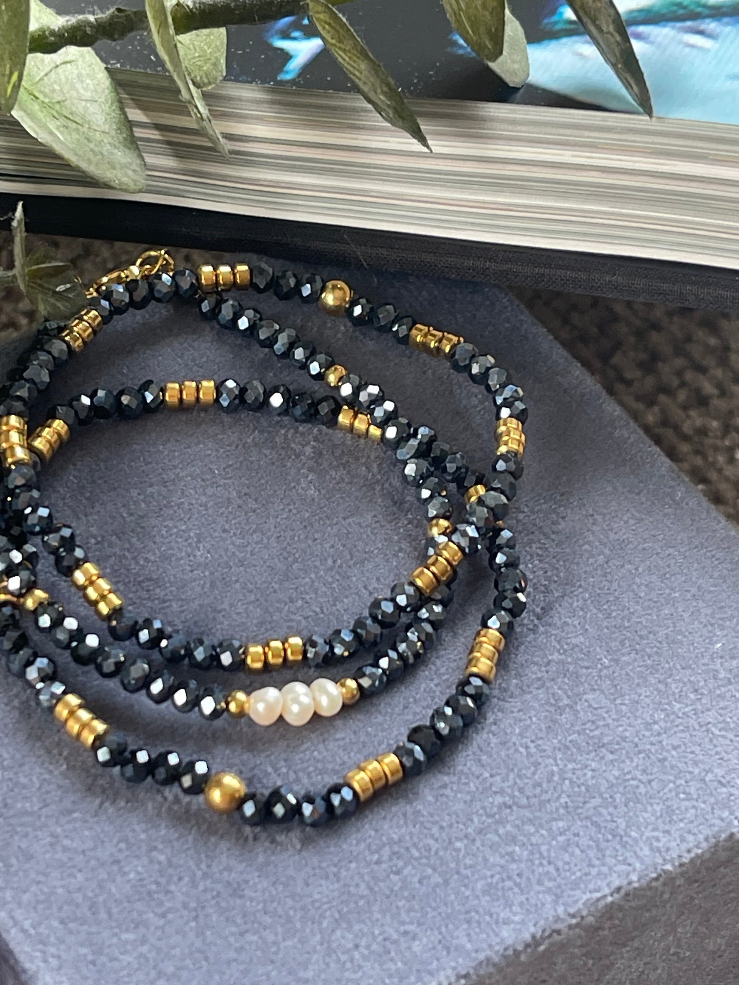 Armband Dark Navy LIMITED EDITION - Set med 3 st