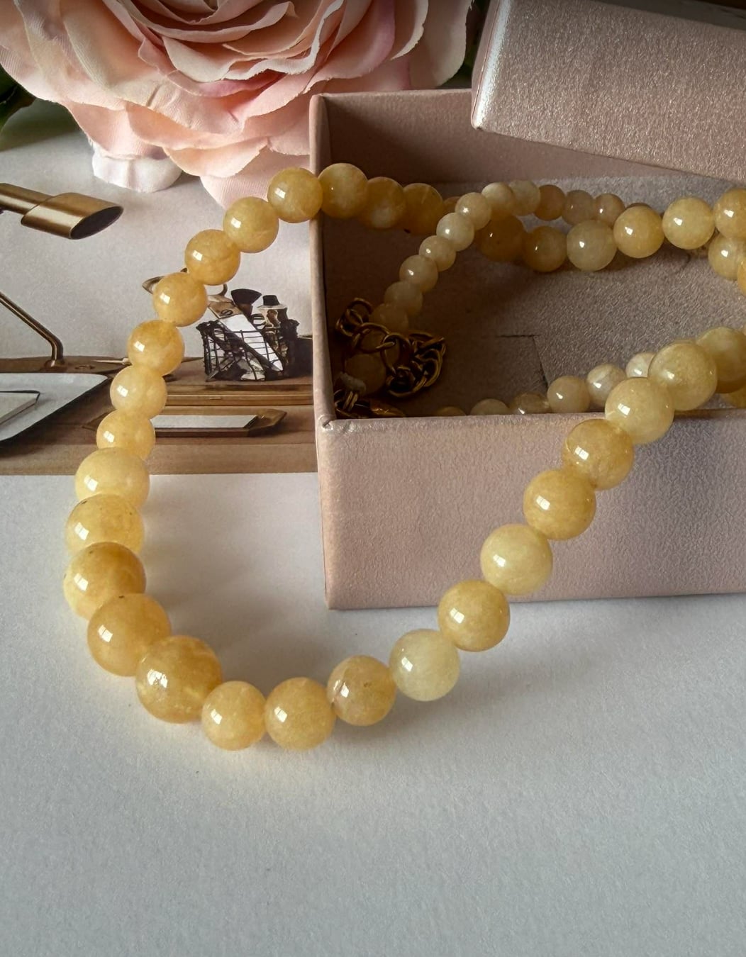 Halsband Jasmin - Soft Sun