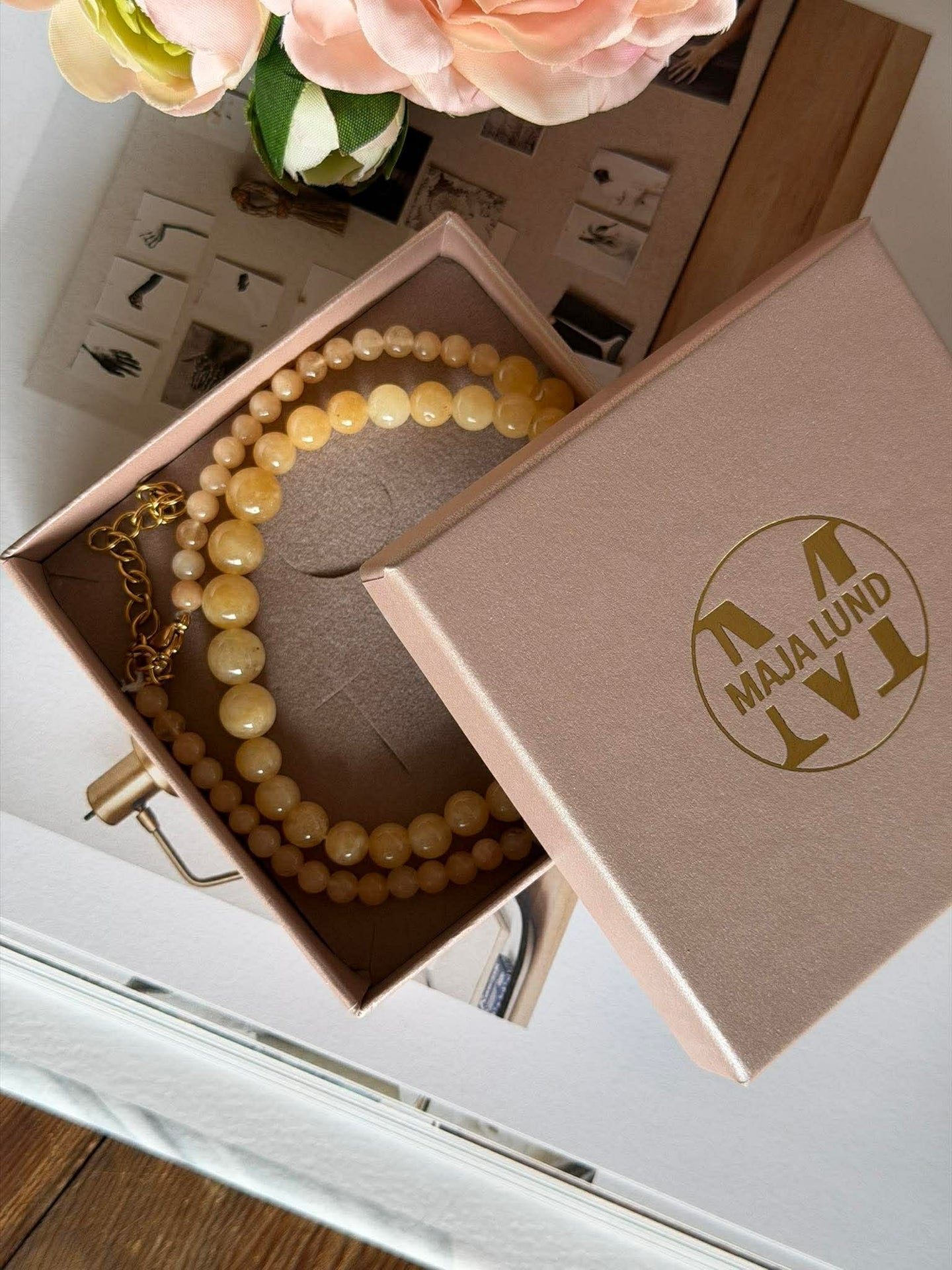 Halsband Jasmin - Soft Sun