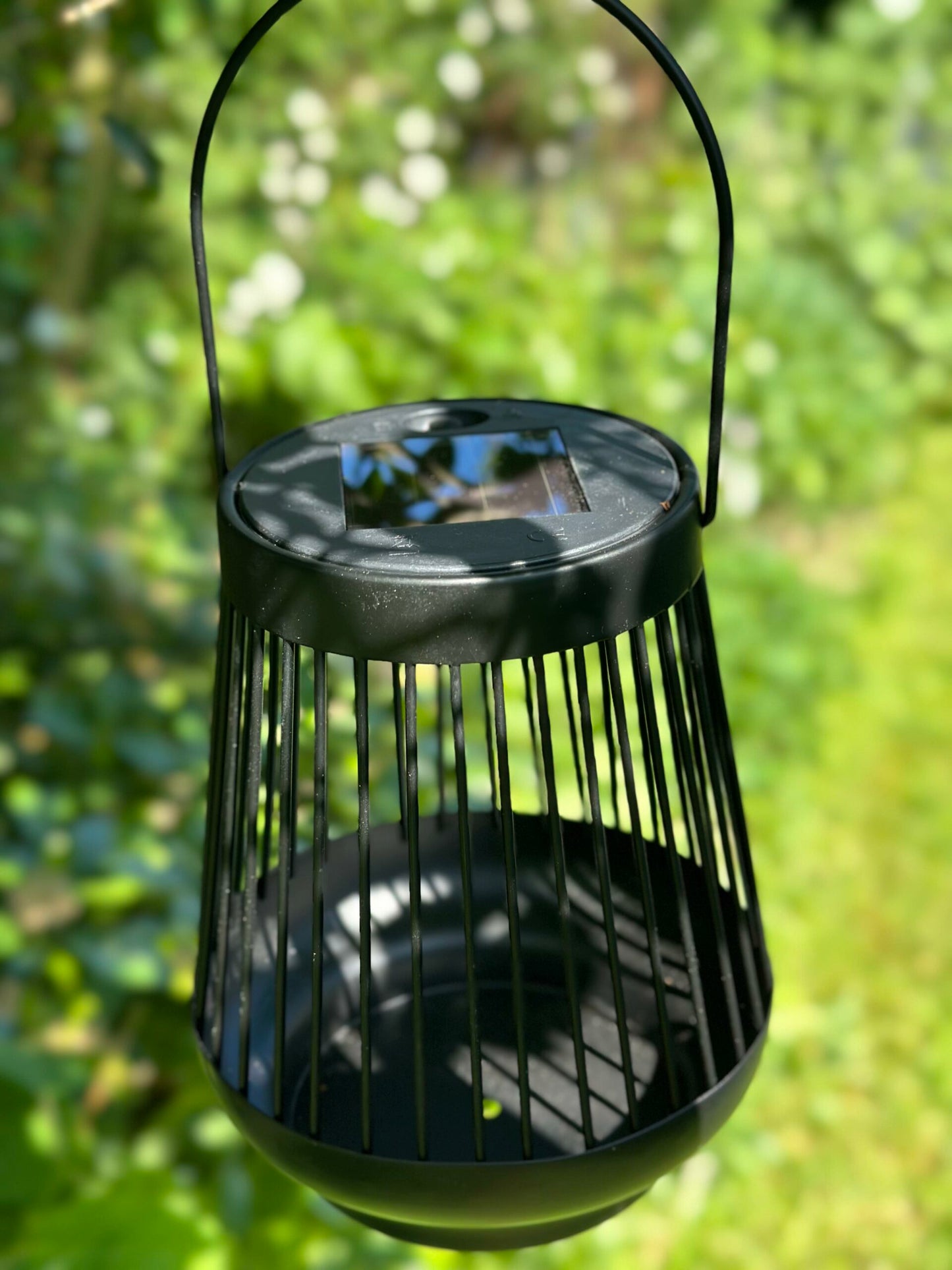 Lykta ZANDA med solceller – Svart