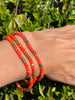 Armband Merle Orange - Set med 3 st