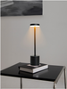 Touch bordslampa i svart