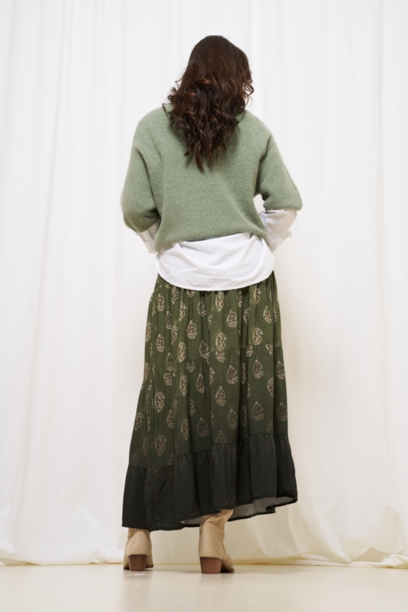 Kjol med smock - Military Faded