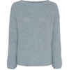 Stickad Celeste blue