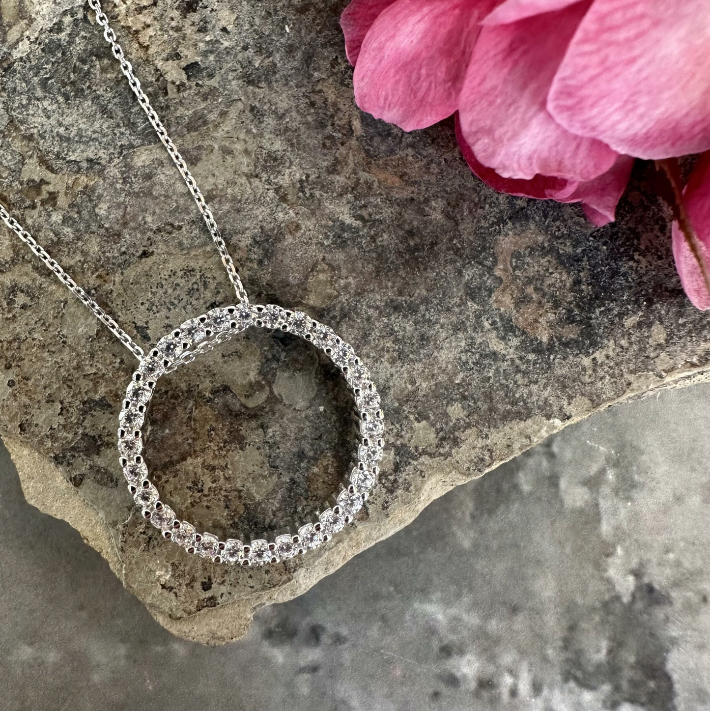 Lopez Sterling Silver Halsband - 45cm