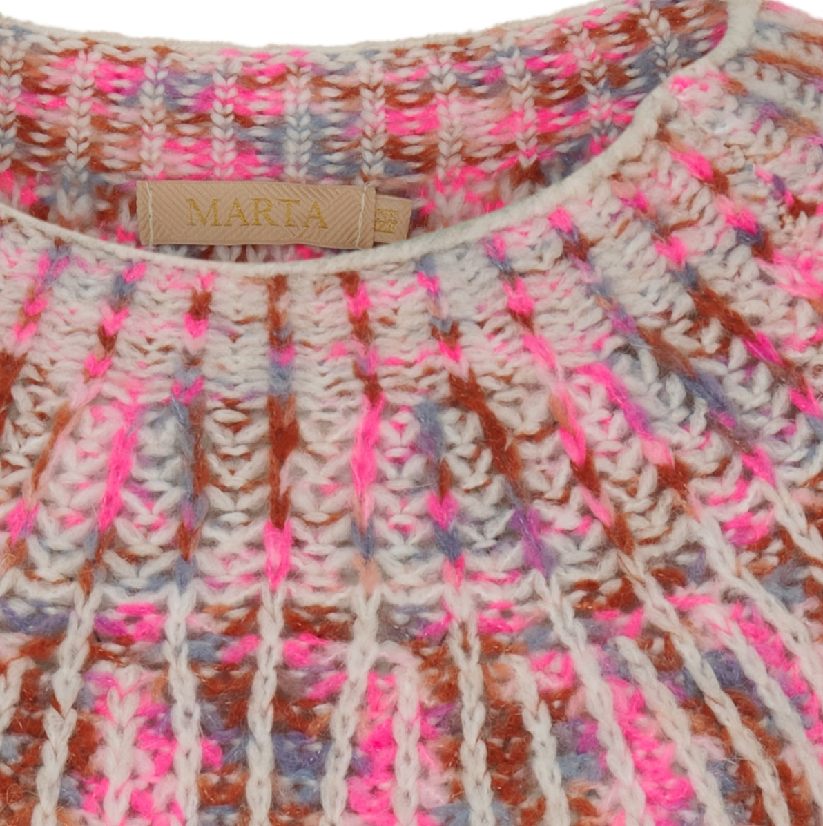 Stickad Lilia rosa